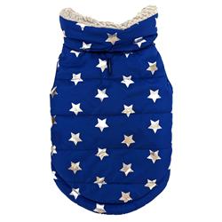 FASHION PET Starry Night Coat Blue X-Small
